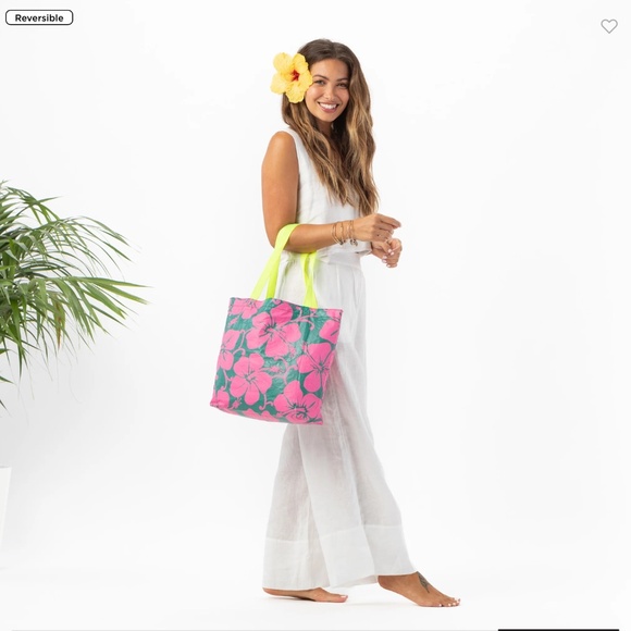 ALOHA COLLECTION Reversible Tote Bag - Picture 6 of 11